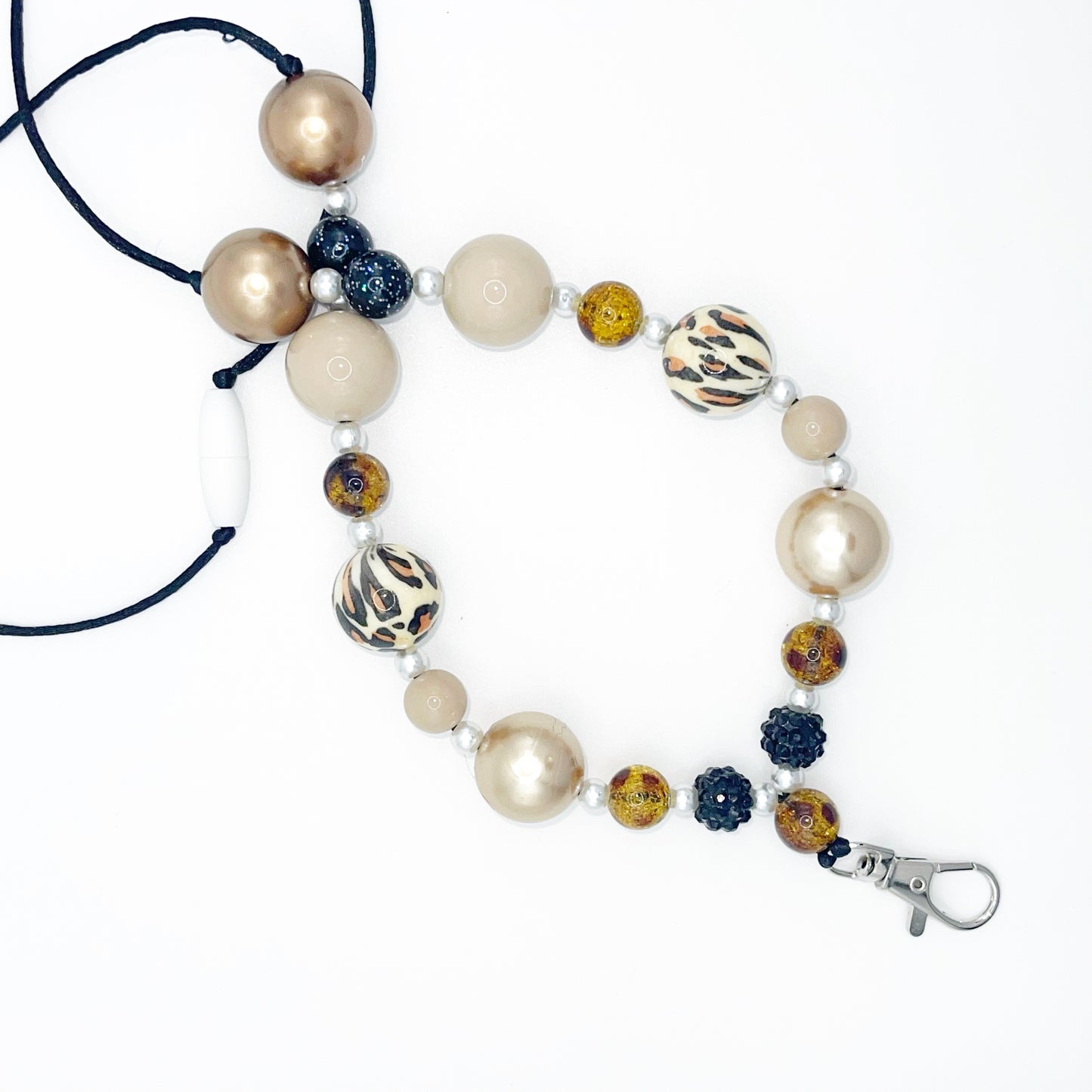 Bubble Gum Bead Lanyards