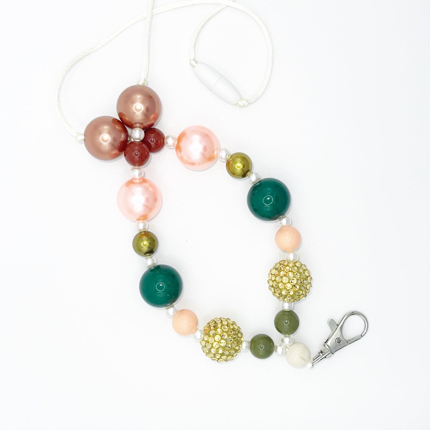 Bubble Gum Bead Lanyards