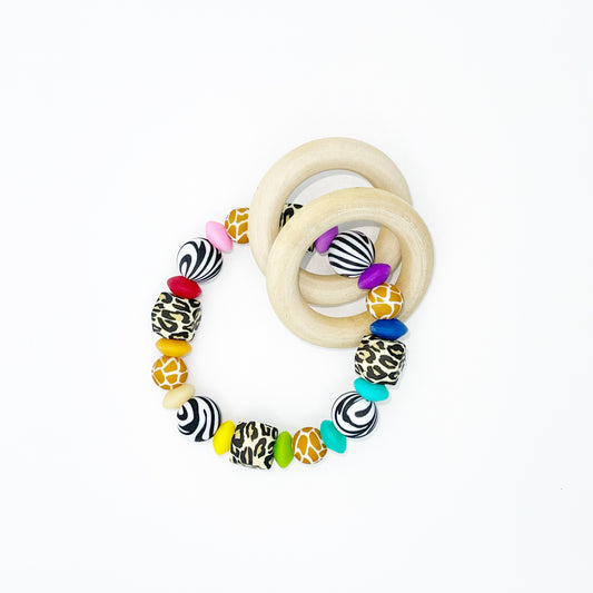 Handmade Baby Rattle/Teether Ring