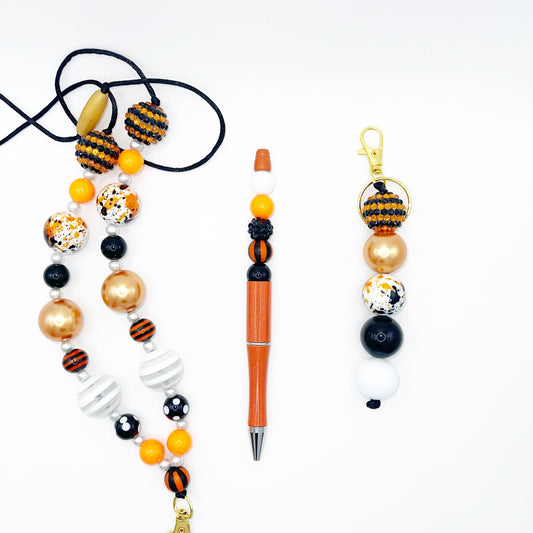 Work Bundle - Orange, Black and White