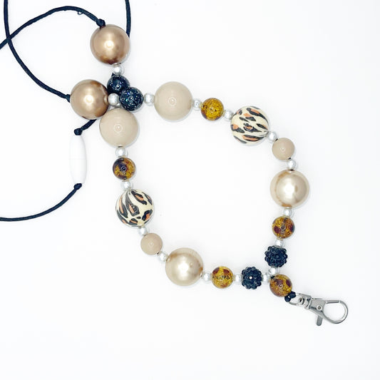 Bubble Gum Bead Lanyards