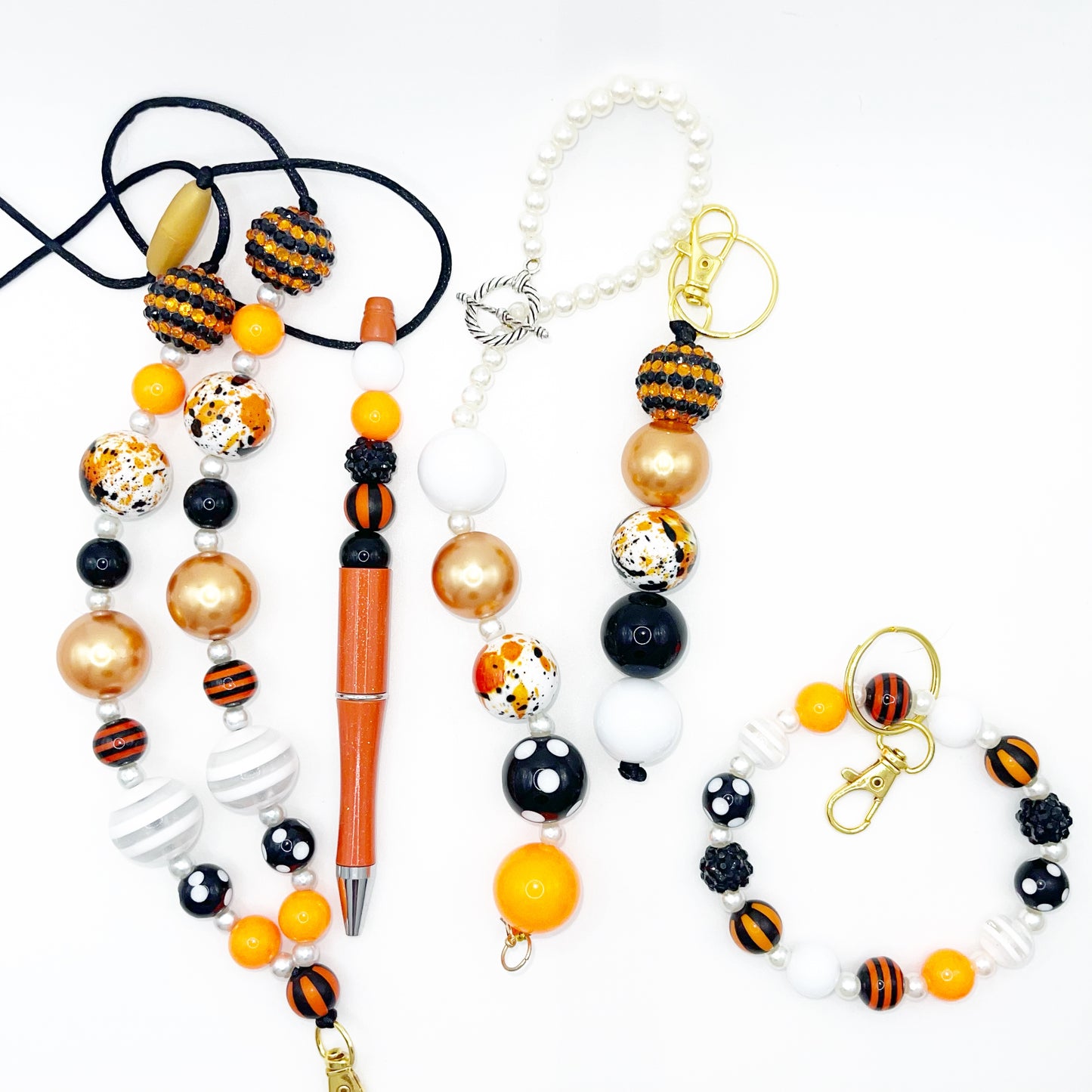 Work Bundle - Orange, Black and White